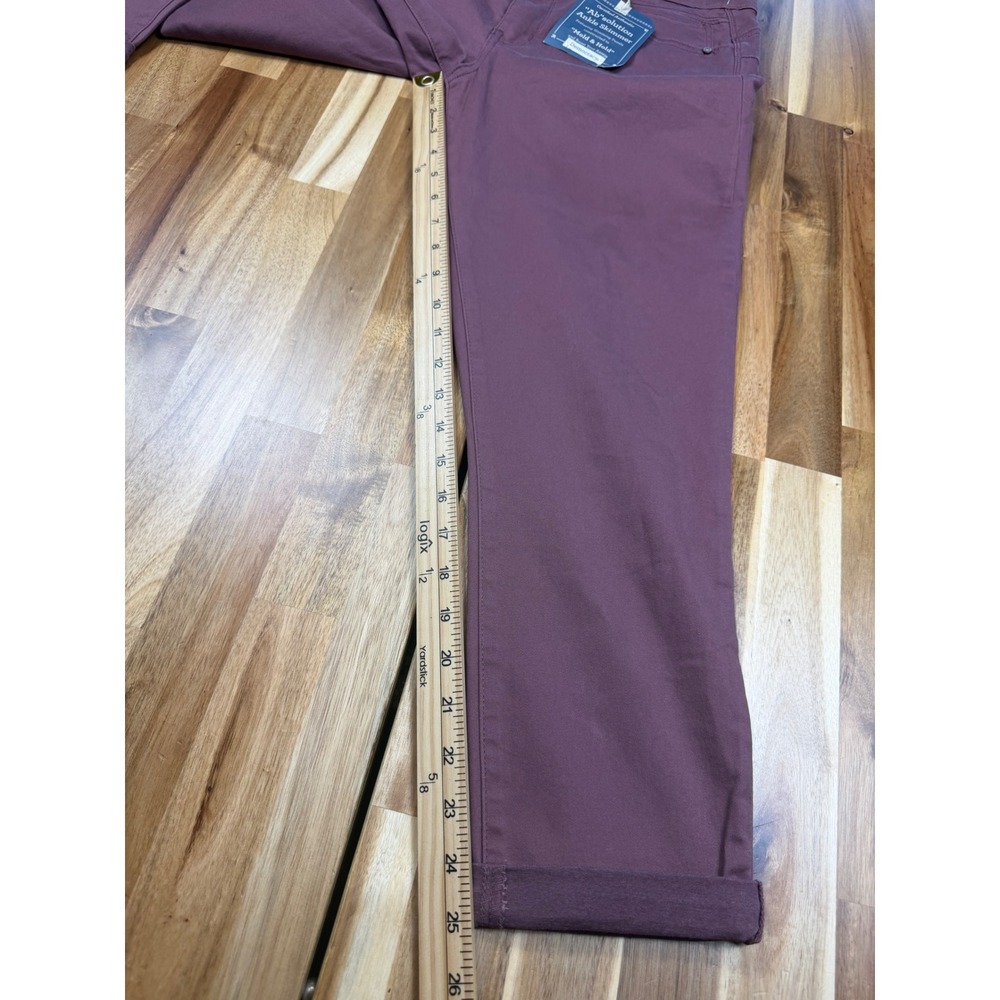 Democracy Absolution Ankle Skimmer Pants Mauve Purple Size 12 B1176VMX2 - Picture 8 of 9